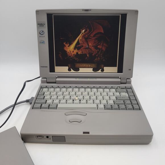 Vtg Toshiba Satellite Pro Series 425CDT /810 PA1225U Pentium Works Powers On - Picture 2 of 16